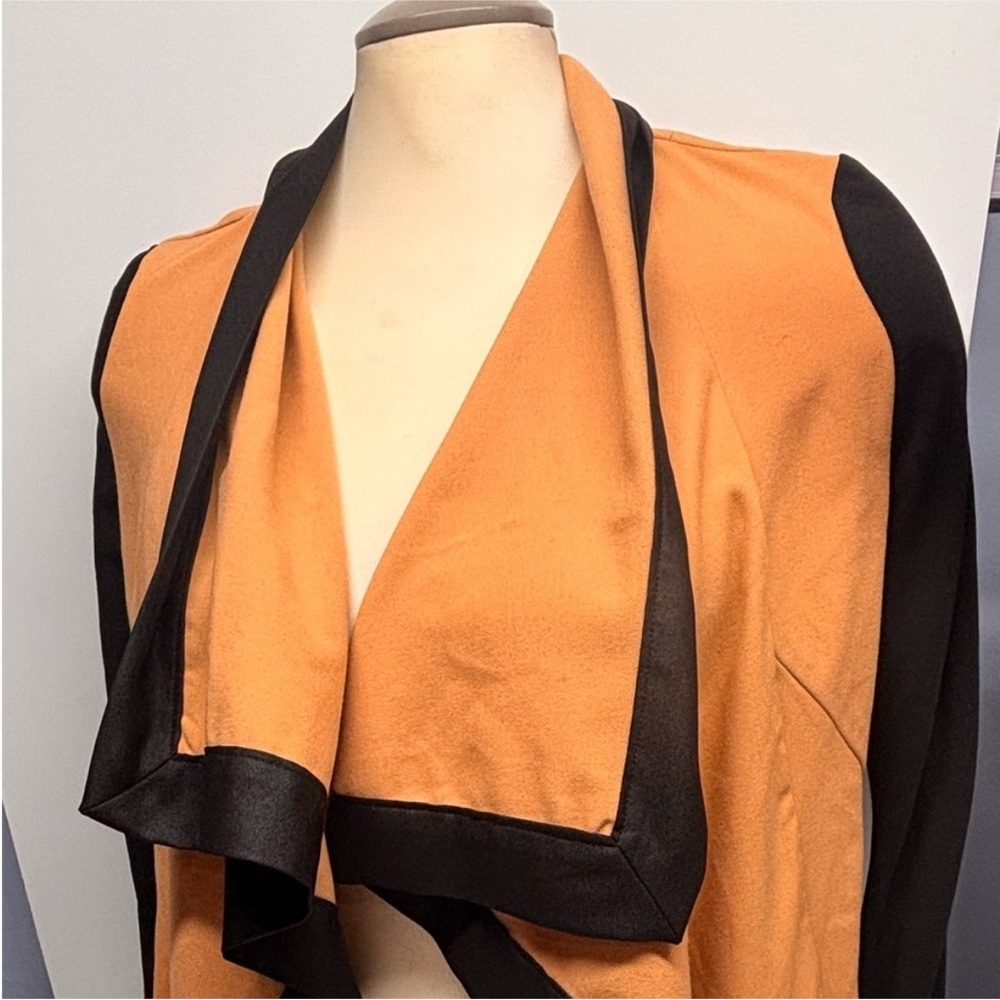 Mo&Co Viscose Blend Faux Suede Cardigan size Small - Picture 3 of 8